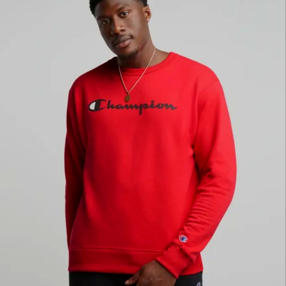 Champion large logo sweatshirt Size M